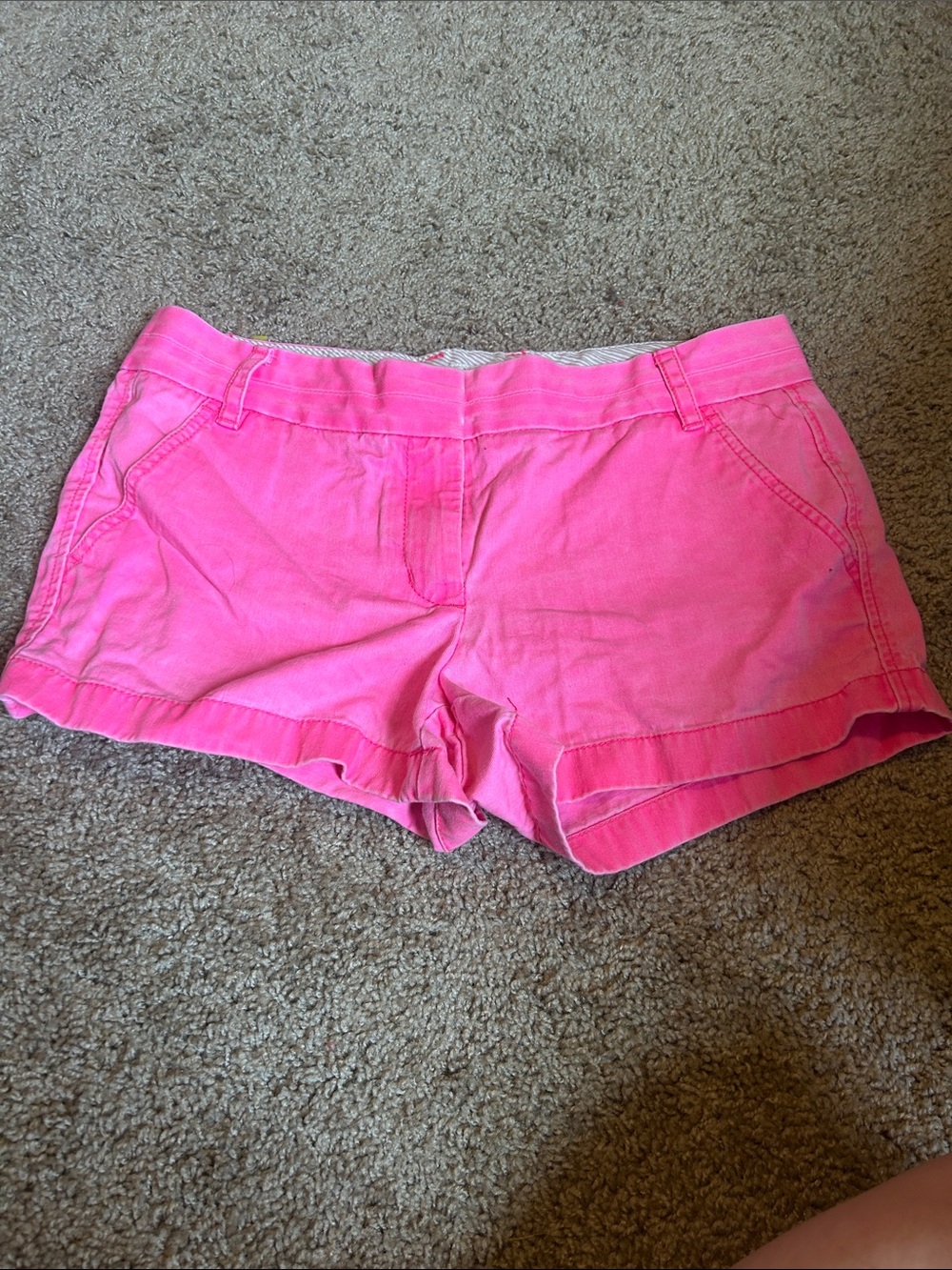 J. Crew Bright Pink High-Waist Women’s Shorts